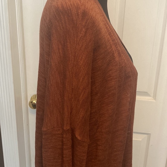 Sonoma Women’s Cardigan Sweater burnt Orange Rust sz XL NWOT - Picture 4 of 7